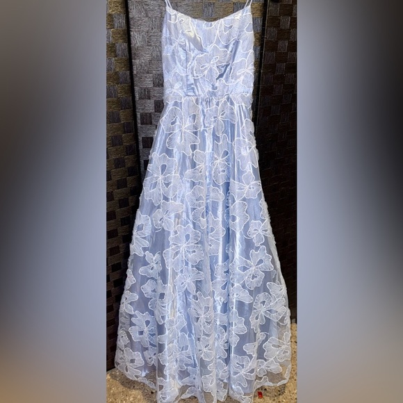 Say Yes to the Prom Floral Embroidered Gown - Picture 4 of 9